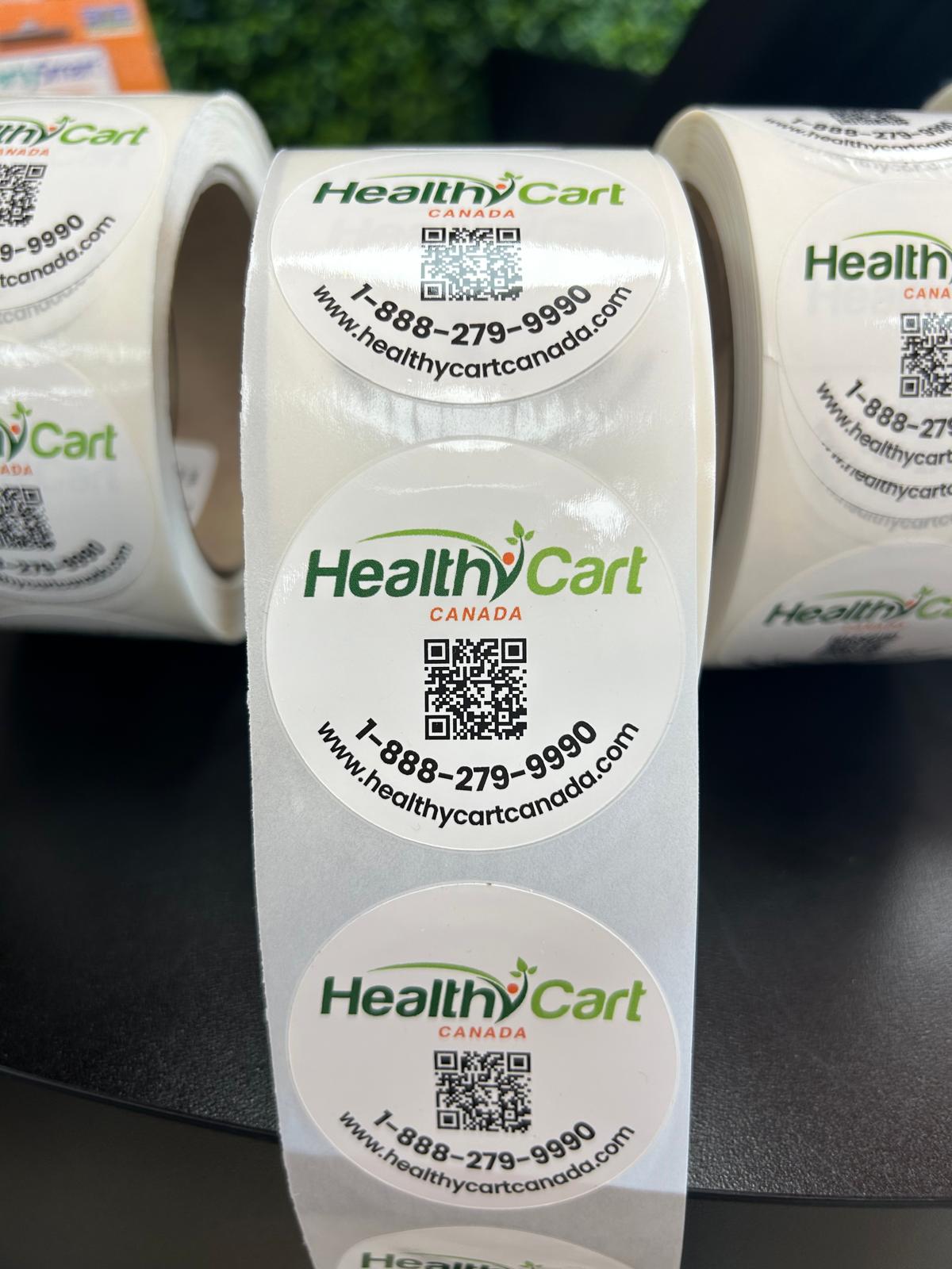 Custom labels from a customer order