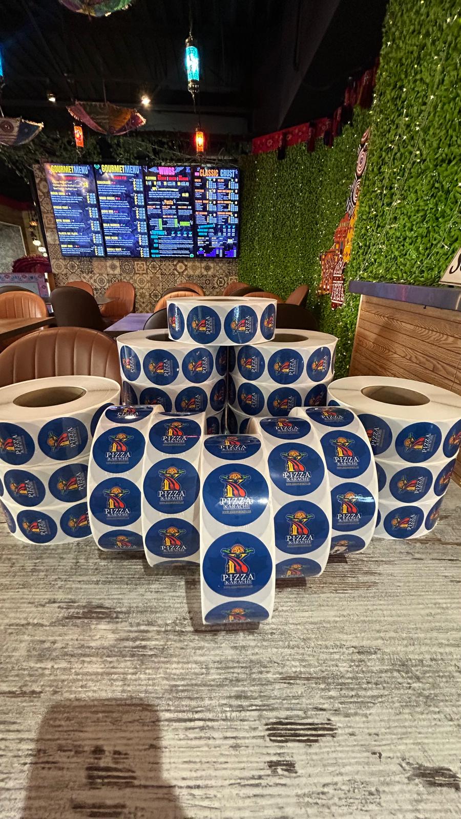 Custom labels from a customer order