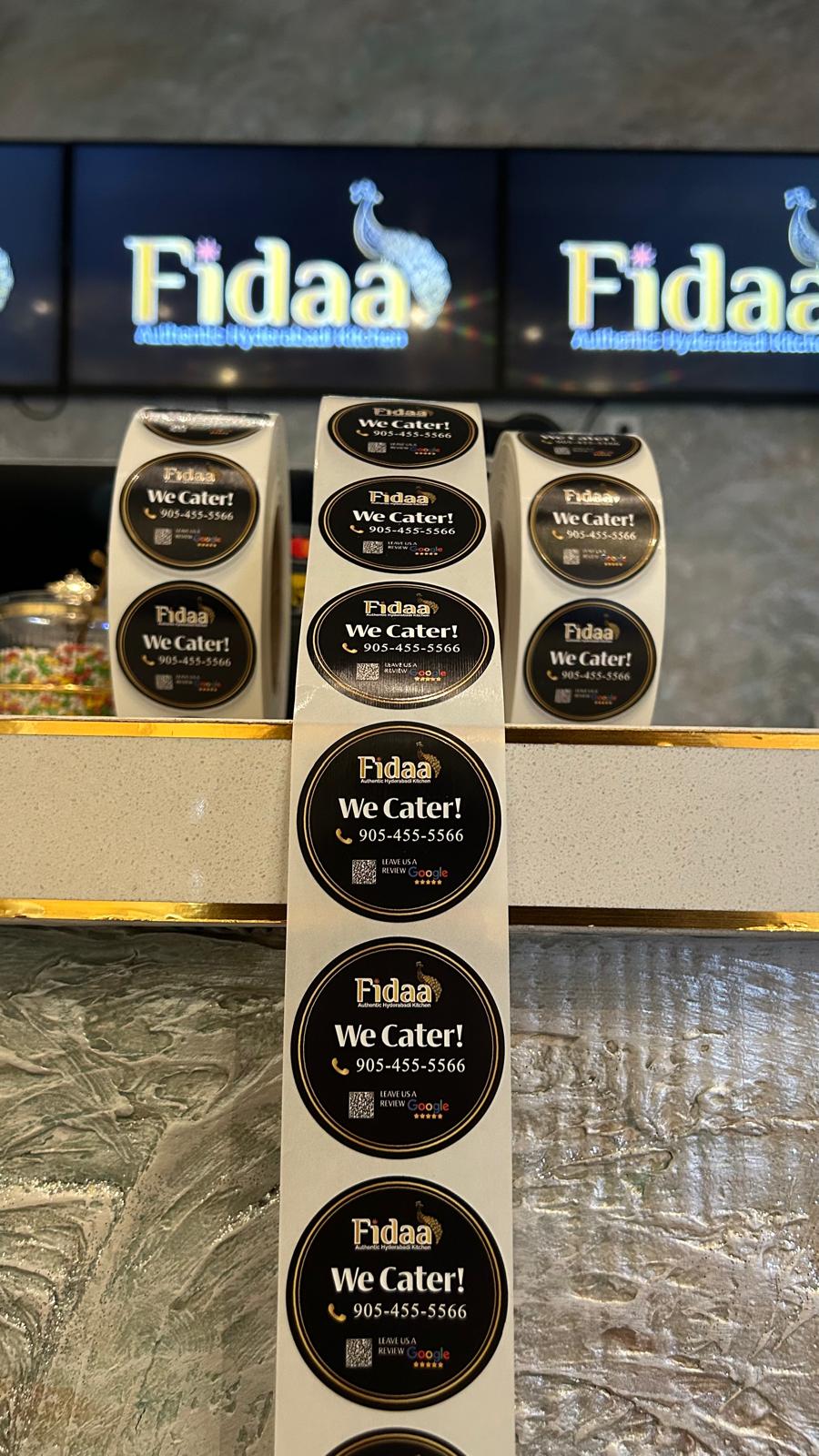 Custom labels from a customer order